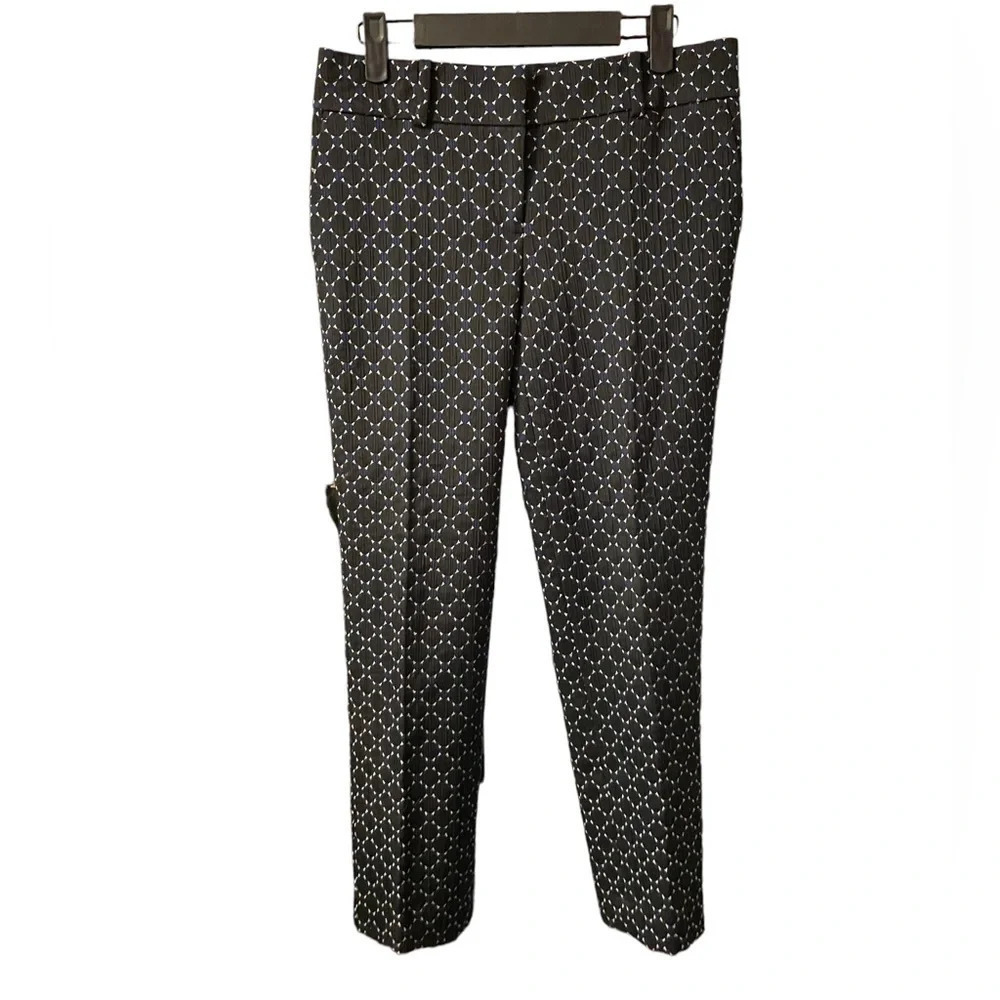 ANN TAYLOR PATTERNED DEVIN FIT PANTS